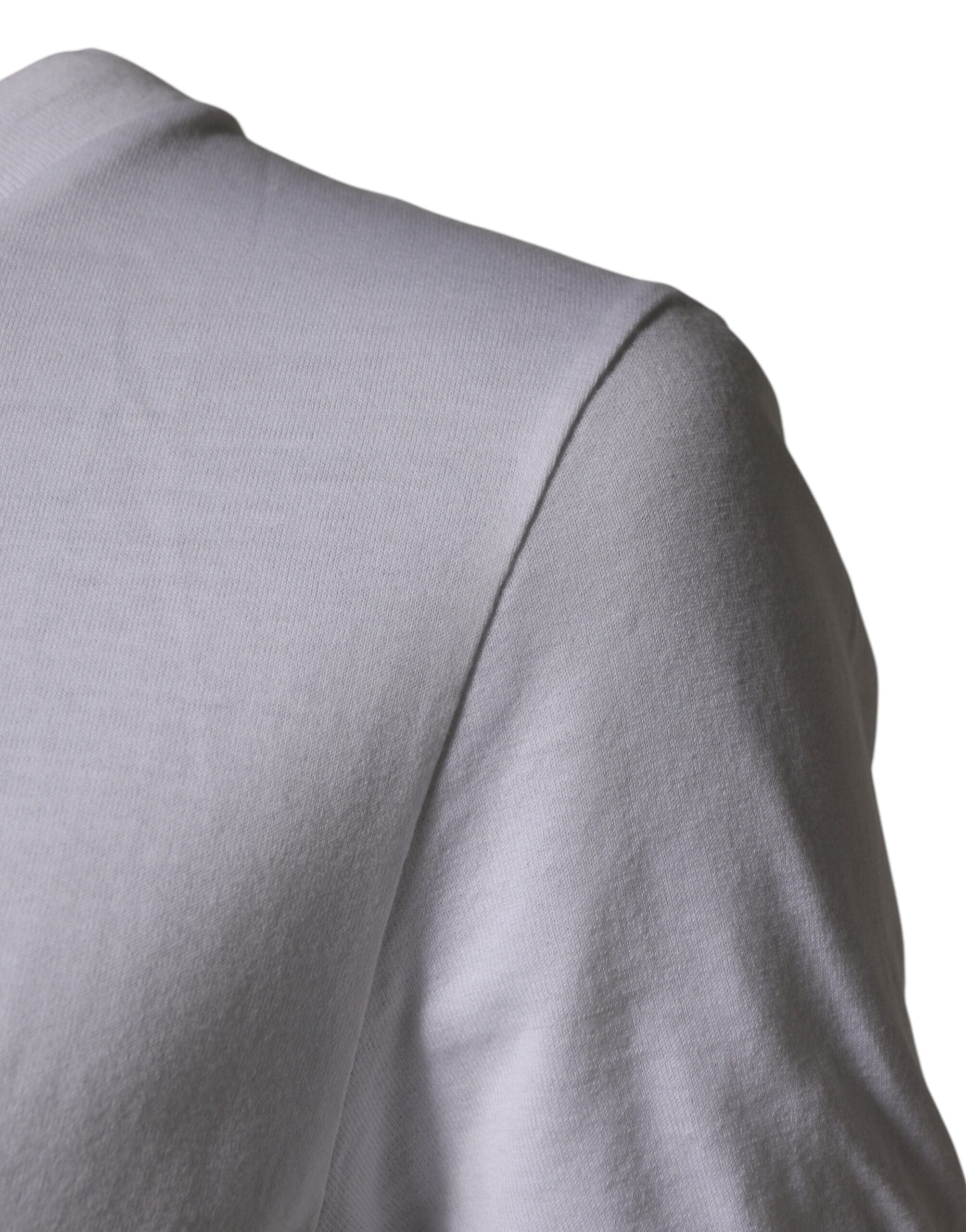 Dolce & Gabbana White DG Logo Crew Neck Short Sleeves  T-shirt