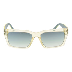 Guess Yellow Stainless Steel Sunglasses
