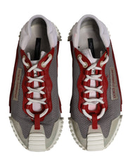 Dolce & Gabbana Multicolor Lace Up Low Top NS1 Sneakers Men Shoes