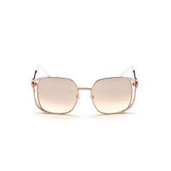 Guess Rose Gold Metal Sunglasses