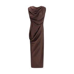 Vivienne Westwood Brown Polyester Cocktail Dress