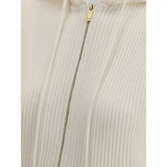 Max Mara White Wool Sleeveles Sweater