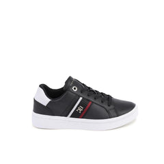 Tommy Hilfiger Blue Leather Low Top Sneakers