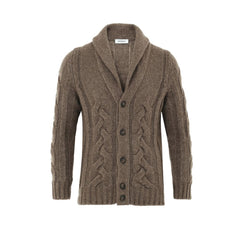 Gran Sasso Brown Wool Cardigan