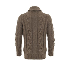 Gran Sasso Brown Wool Cardigan