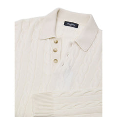 Gran Sasso White Cashmere Cashmere Sweater