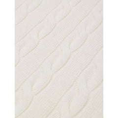 Gran Sasso White Cashmere Cashmere Sweater