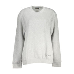 Cavalli Class Gray Cotton Sweatshirt