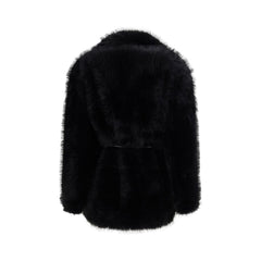 Max Mara Black Polyester Coat