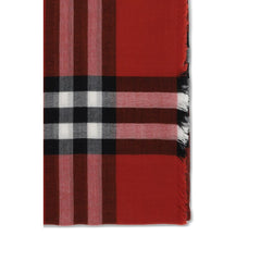 Burberry Red Wool Scarf