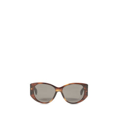 Balenciaga Brown Acetate Sunglasses