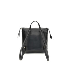 Fendi Black Calf Leather Bos Taurus Backpack