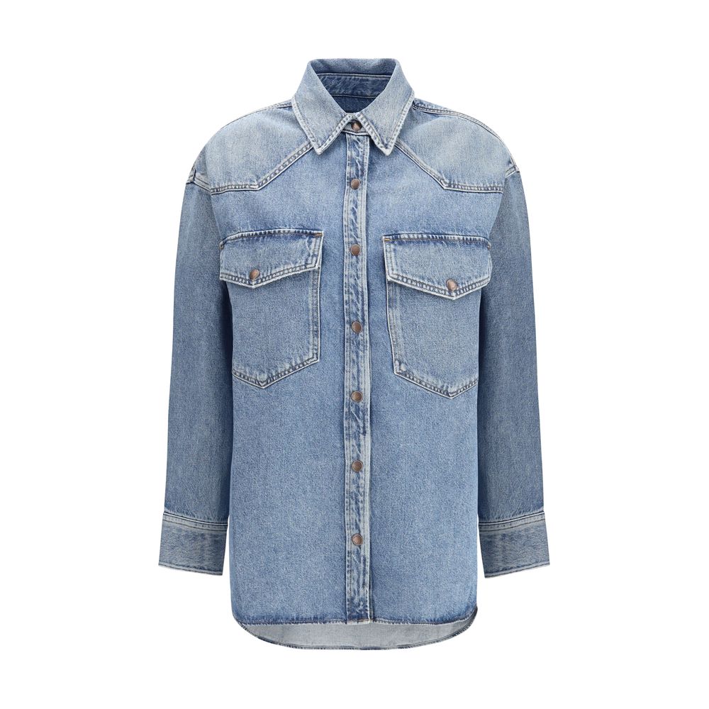 Agolde Blue Denim Shirt
