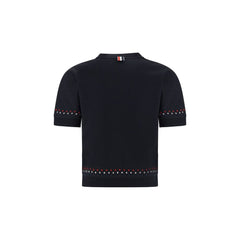 Thom Browne Black Cotton T-Shirt