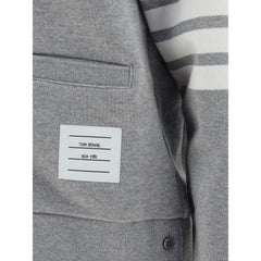 Thom Browne Gray Cotton Cardigan