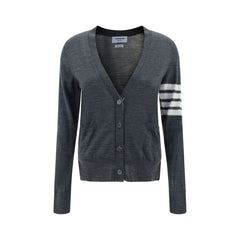 Thom Browne Gray Fleece Wool Polo Shirt