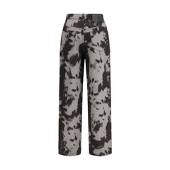 Fendi Black Cotton Straight-Leg Jeans