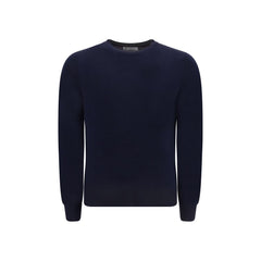 Brunello Cucinelli Blue Fleece Wool Sweatshirt