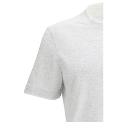 Brunello Cucinelli Gray Cotton T-Shirt