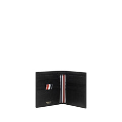 Thom Browne Black Calf Leather Bos Taurus Wallet