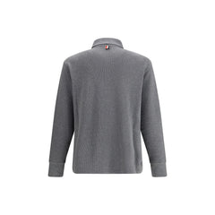 Thom Browne Gray Cotton Polo Shirt