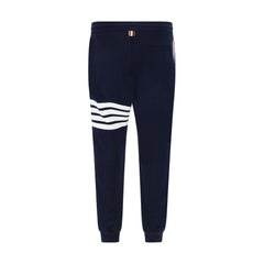 Thom Browne Blue Cotton Joggers (Workout Pants)