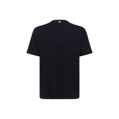 Thom Browne Blue Cotton T-Shirt