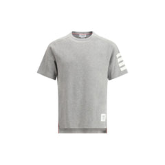 Thom Browne Gray Cotton T-Shirt