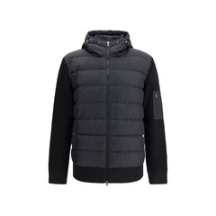 Herno Black Wool Bomber
