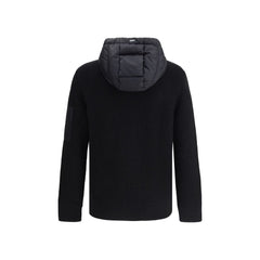Herno Black Wool Bomber