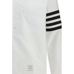 Thom Browne White Cotton Dress Shirt