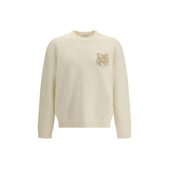 Maison Kitsuné Cream Wool Sweatshirt