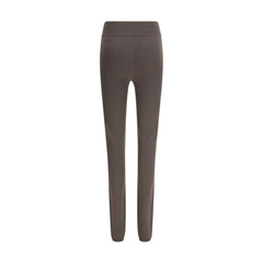 Rick Owens Gray Fleece Wool Leggings