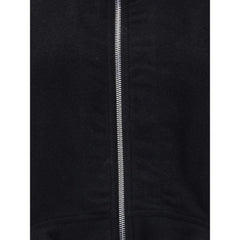 Rick Owens Black Fleece Wool Biker Jacket