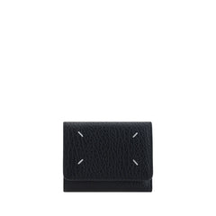 Margiela Black Calf Leather Bos Taurus Wallet