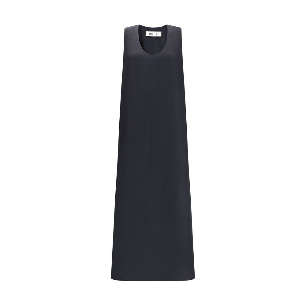 Rohe Black Silk Casual Dress