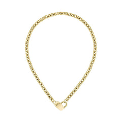 Hugo Boss Gold Stainless Steel Necklace