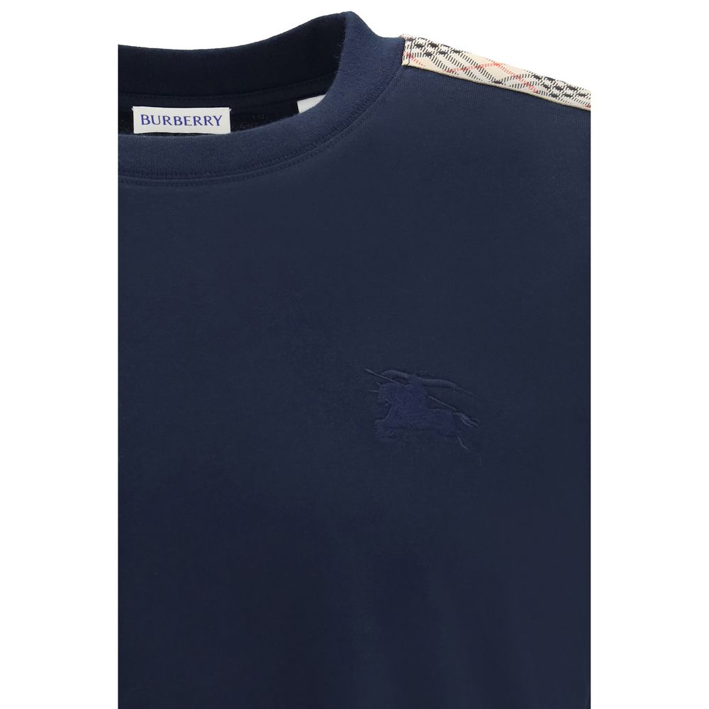 Burberry Blue Cotton Sportswear