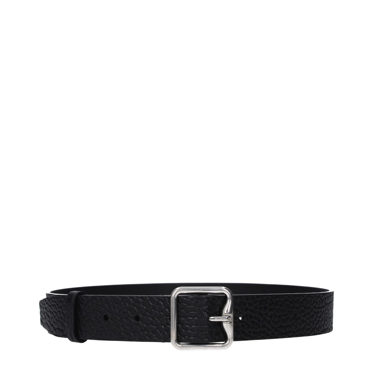 Burberry Black Leather Regular Belt