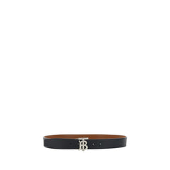 Burberry Black Calf Leather Bos Taurus Regular Belt
