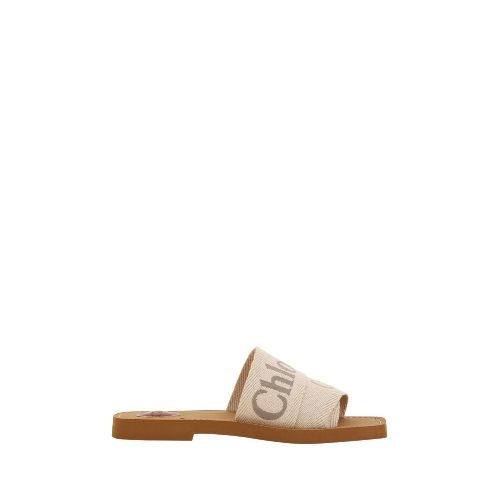 Chloé Multicolor Rubber Flat Sandals