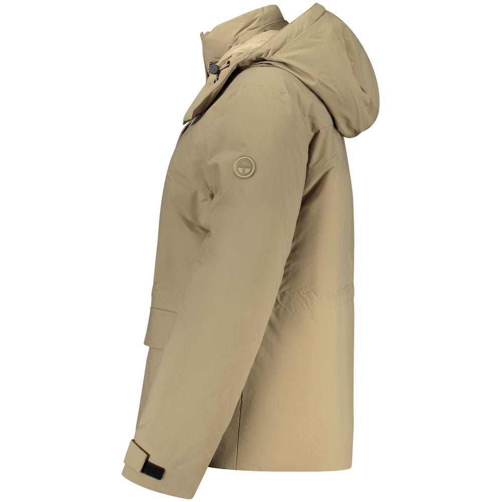 North Sails Marrone Polyester Women's Parka Jacket