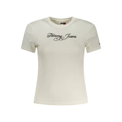 Tommy Hilfiger Bianco Cotton Women T-Shirt
