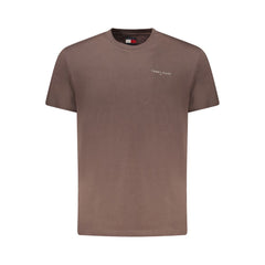 Tommy Hilfiger Marrone Cotton Mens T-Shirt