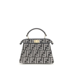 Fendi Blue Fabric Shoulder Bag