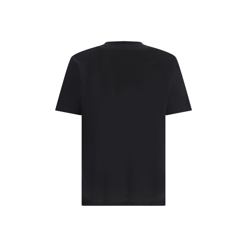 Balmain Black Cotton T-Shirt